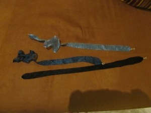 Titanium Necklaces with a few ruffles to demonstrate how they work!  Cool!