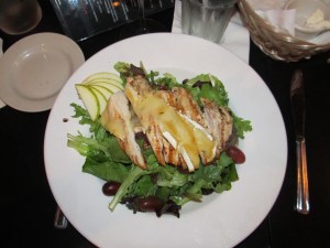 Grilled Chicken with Brie at Bistro 301 -- Yummy!