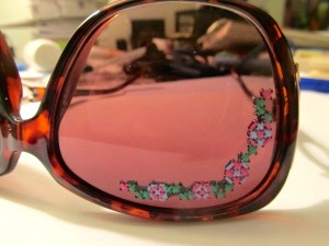 Close-up of Lens Stitching